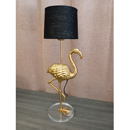 Flamingo lampfot guld